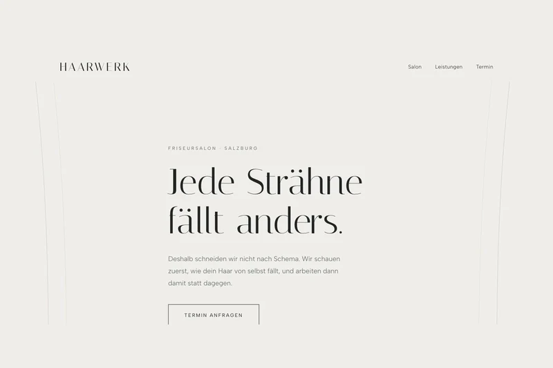 Startseite von Haarwerk