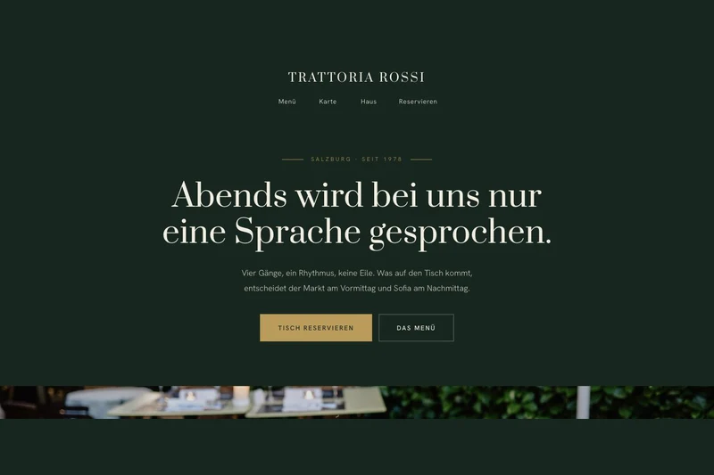 Startseite von Trattoria Rossi